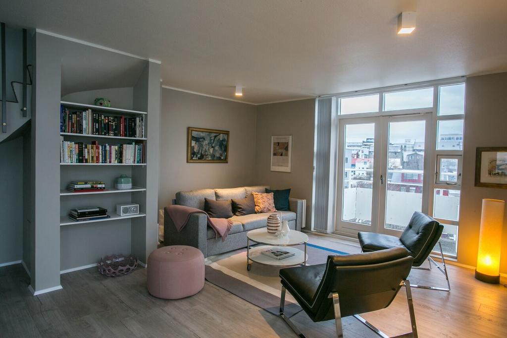 דירות רייקיאוויק Penthouse Downtown With Free Parking מראה חיצוני תמונה